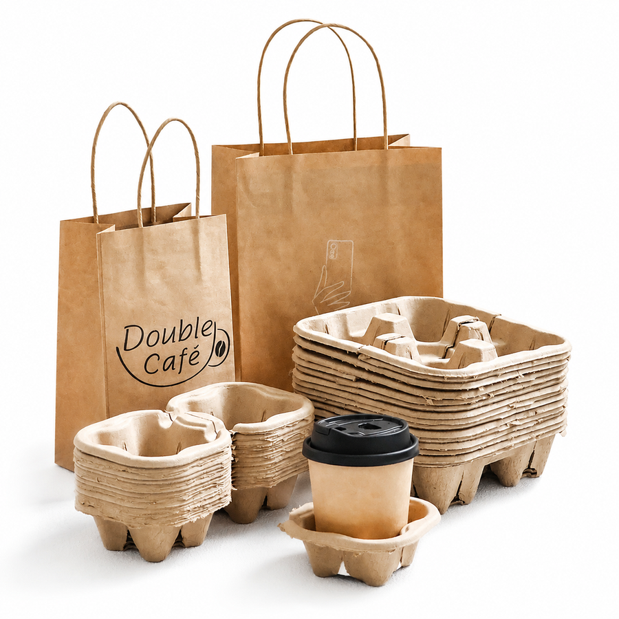 Custom Paper Bags & Cup Holders