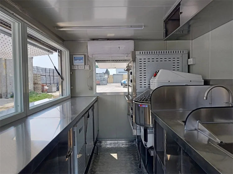 11 ft Mobile Kitchen Food Trailer with Fryer product image 5