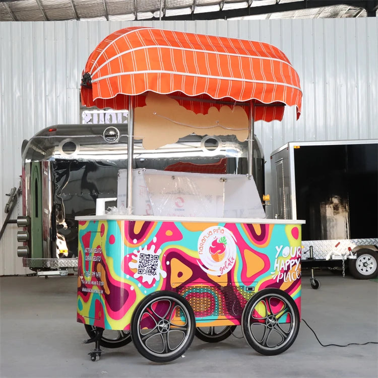 Italian Style Mobile Ice Cream Trailer product image 2