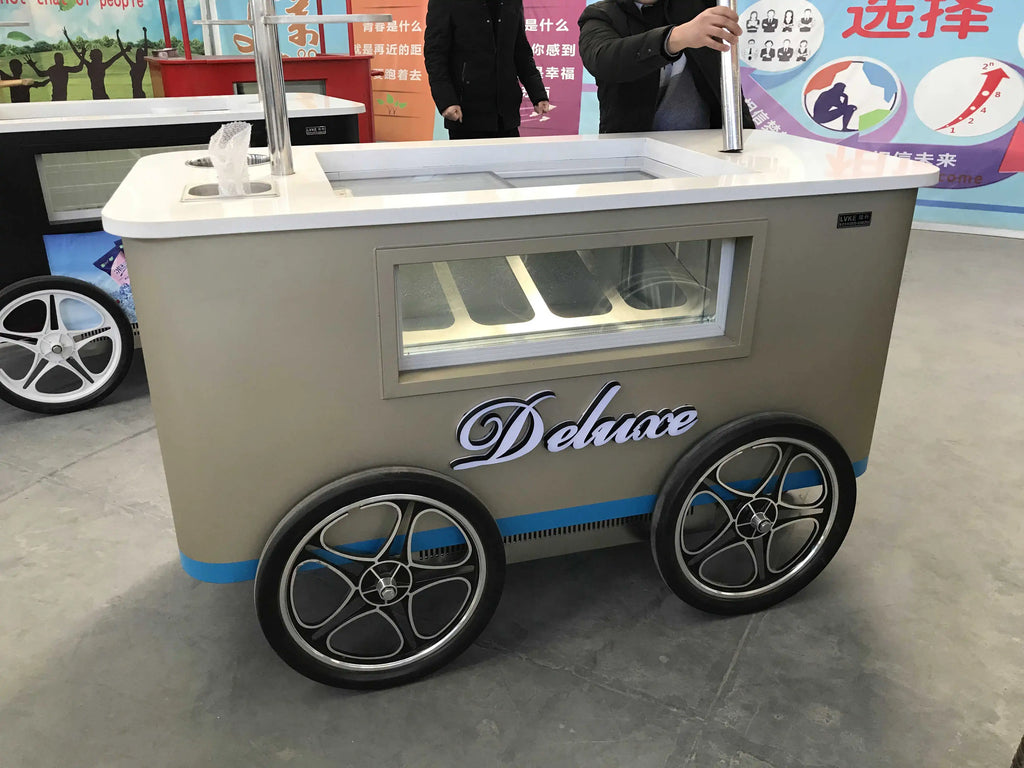 Hand Push Popsicle Ice Cream Vending Cart product image 4