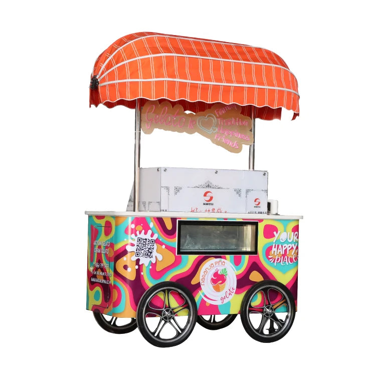 Italian Style Mobile Ice Cream Trailer