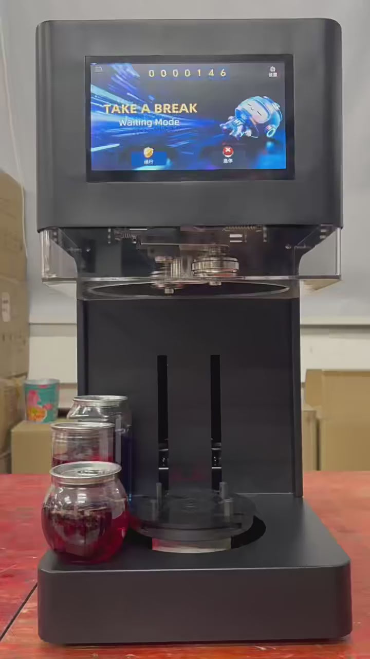 Automatic Can Sealing Machine (Black)
