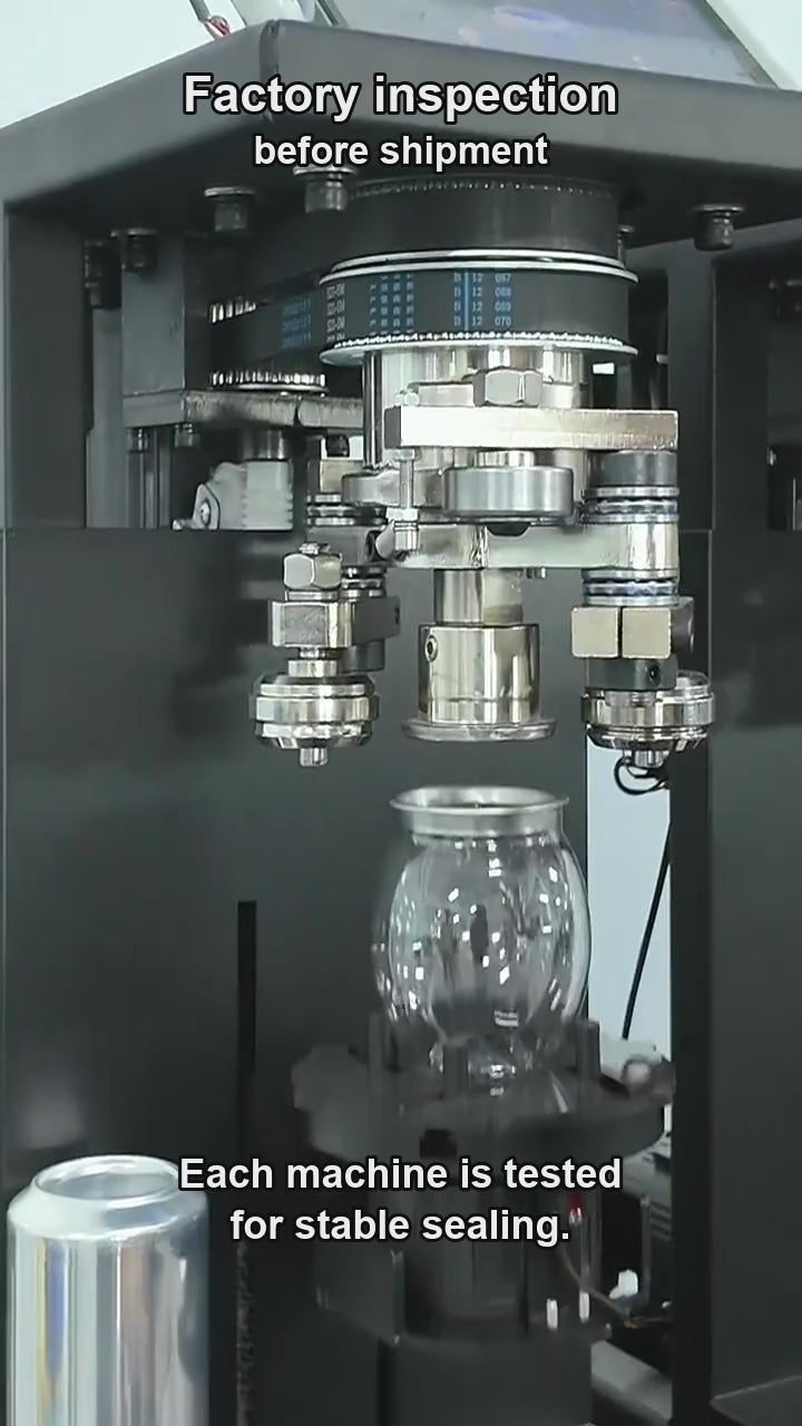 Automatic Can Sealing Machine for PET / Aluminum Cans