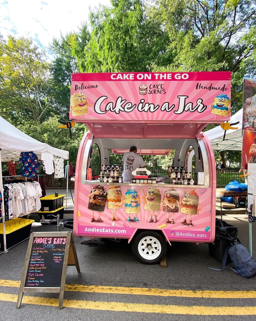 Small Bakery Food Trailer with Mobile Bar